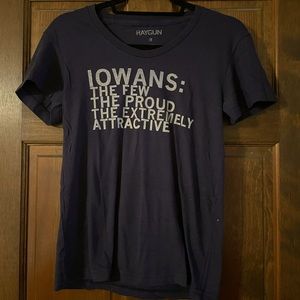 Raygun Iowans Iowa Midwest Navy Shirt
